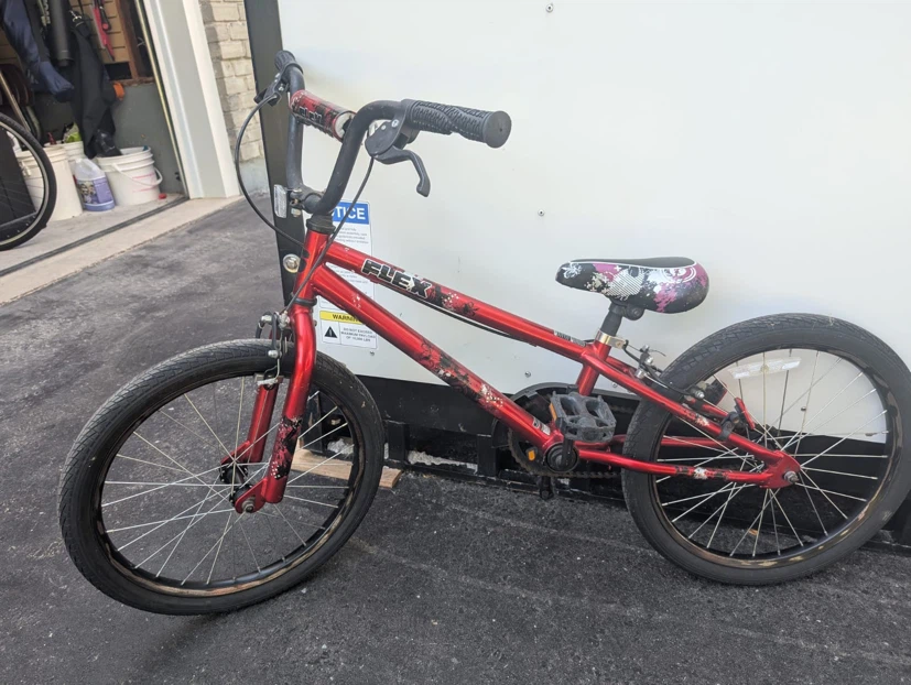 Red Flex BMX Kids Bike 20 inches