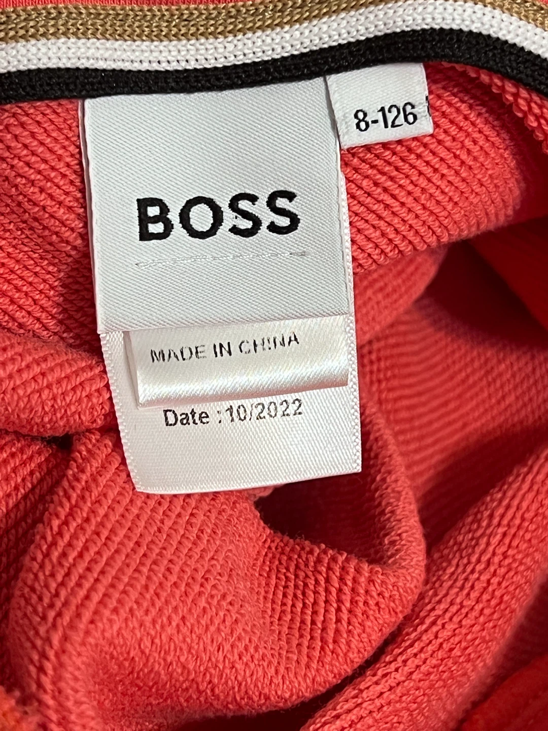BOSS Girls Hoodie – Size 8Y | Coral - photo 5