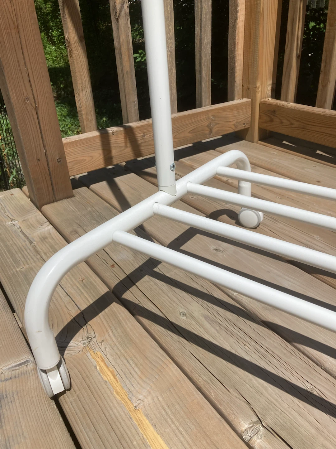 Garment / Clothing Rack with Wheels (IKEA RIGGA) - photo 2