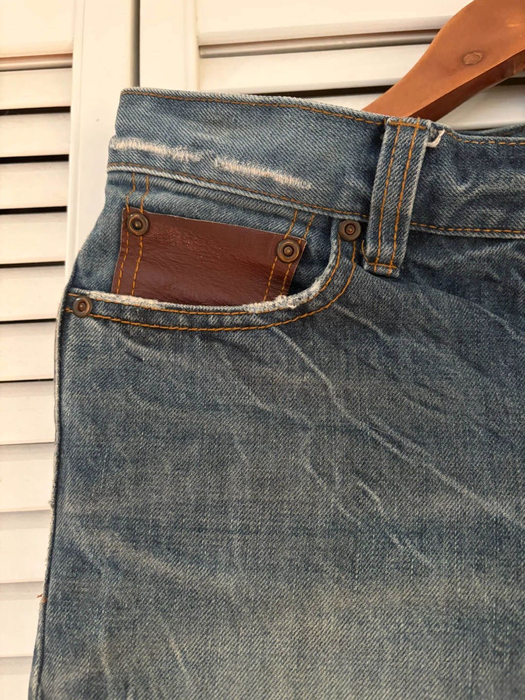 ❤️ Custom Levi’s with Leather Detailing - photo 2
