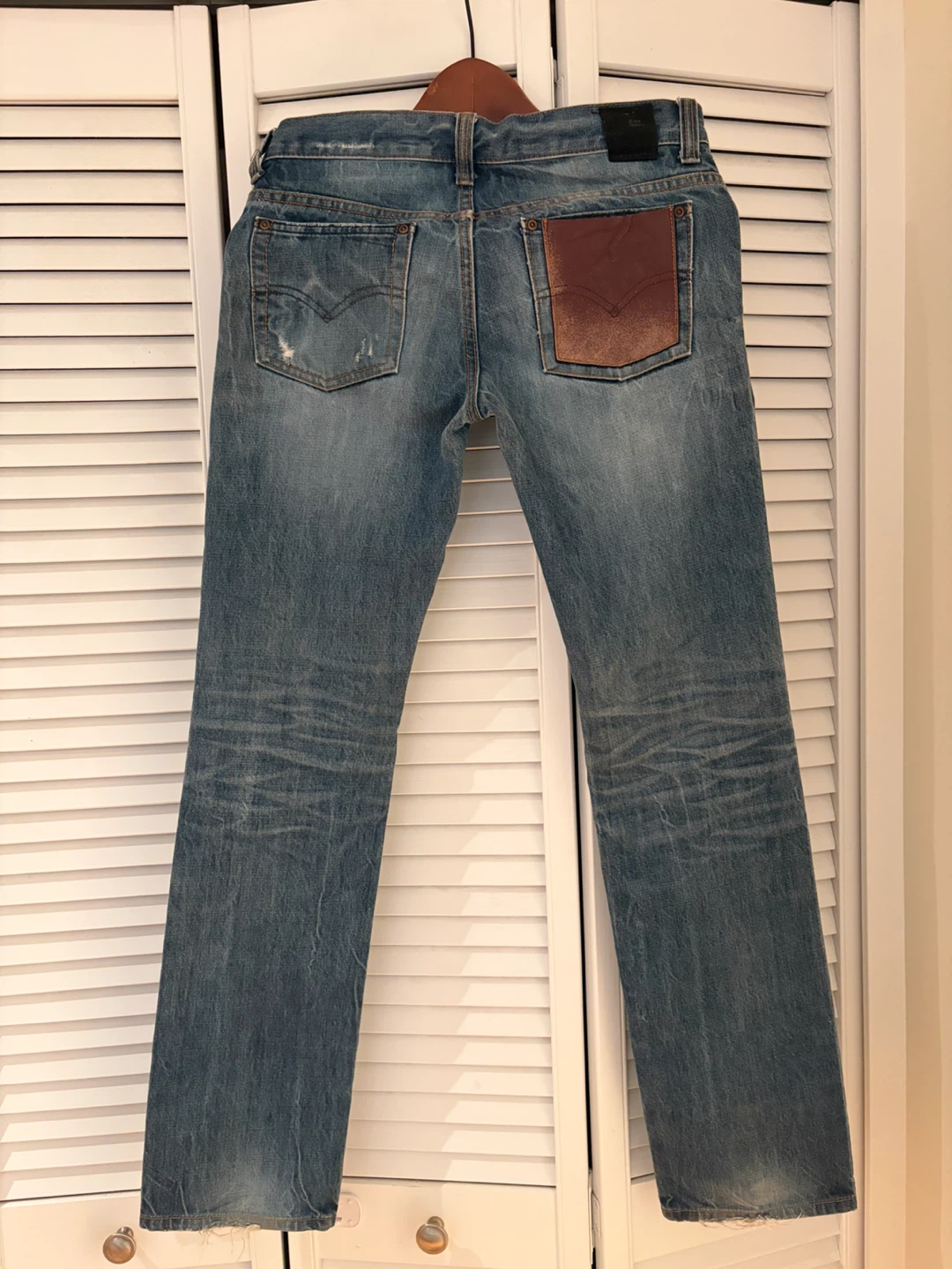 ❤️ Custom Levi’s with Leather Detailing - photo 4