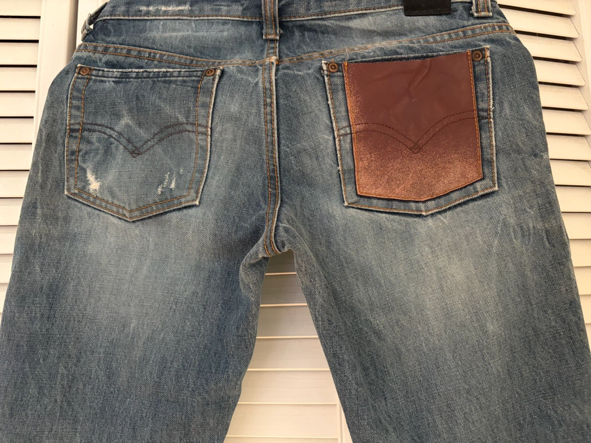 ❤️ Custom Levi’s with Leather Detailing - photo 5