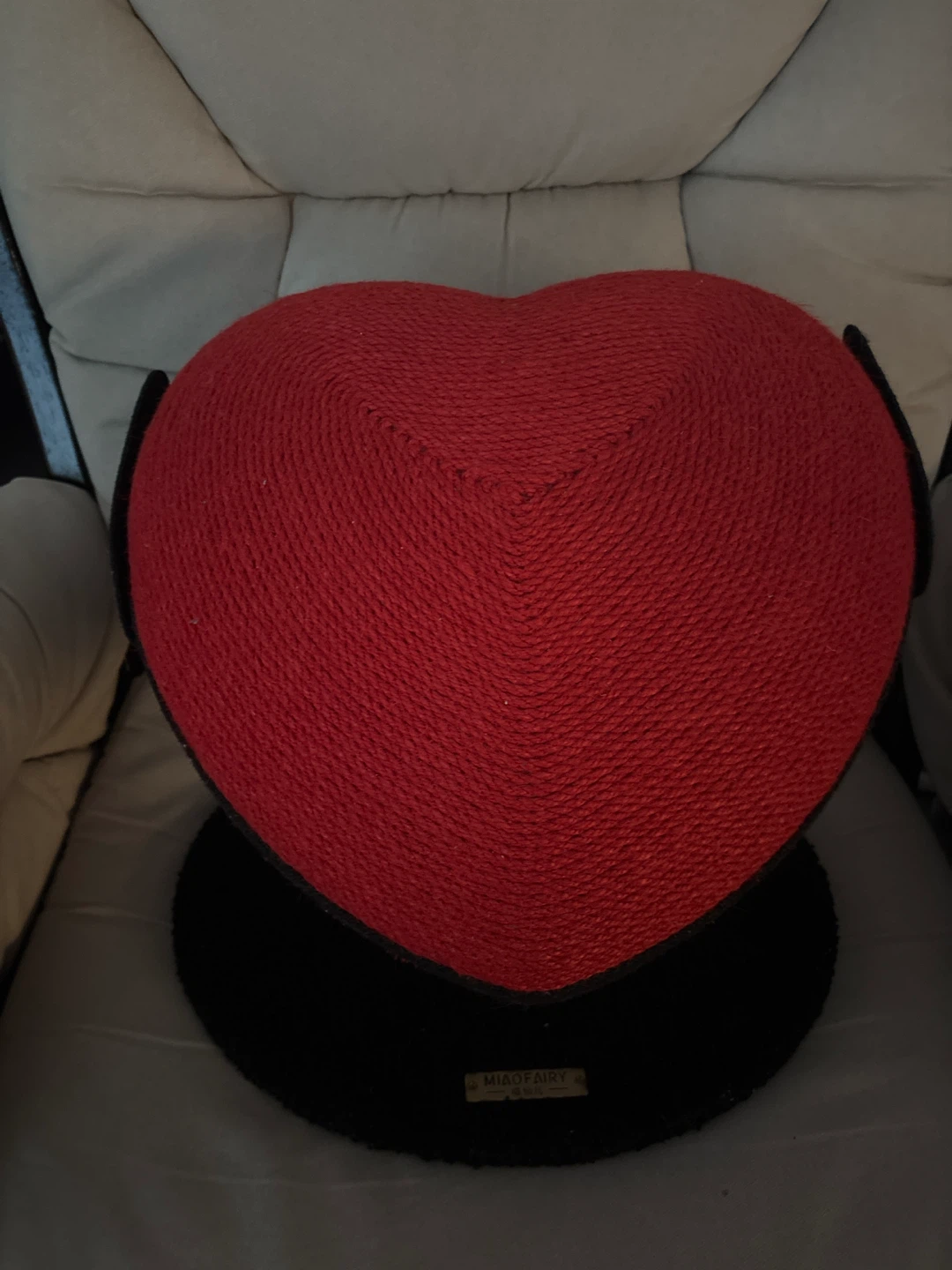 Heart Cat Scratcher Toy