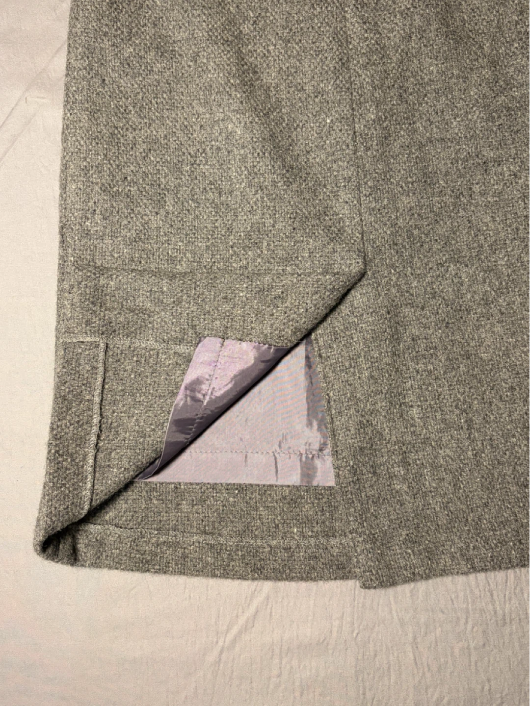 ilen Grey Wool Blend Skirt - photo 4