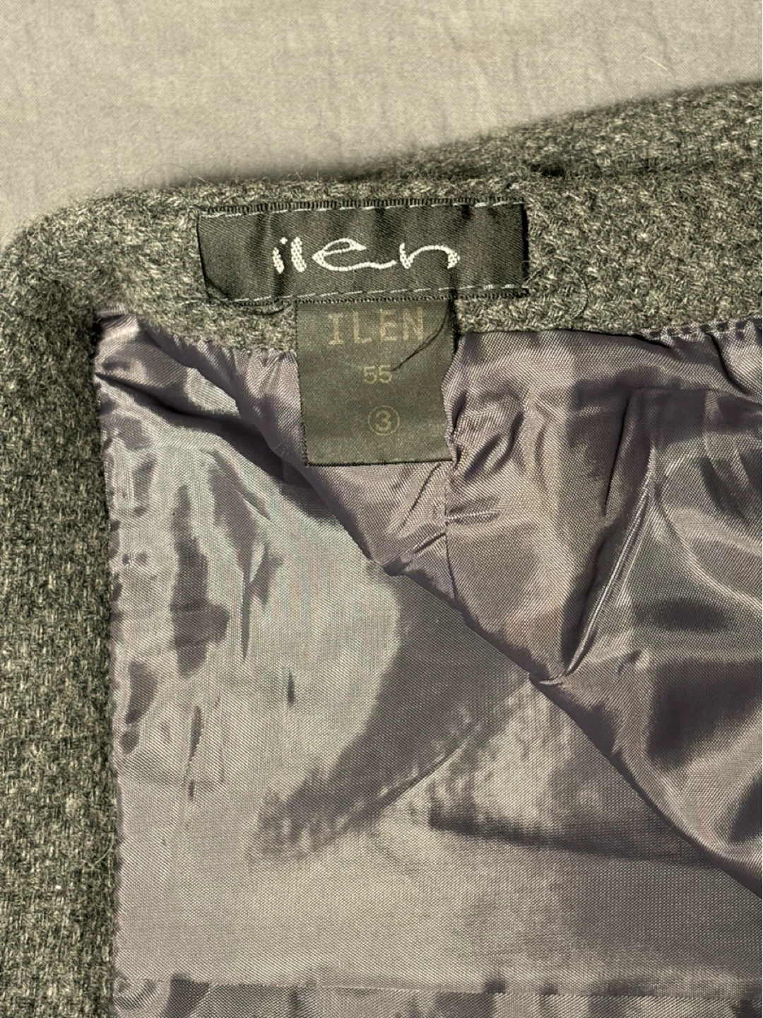 ilen Grey Wool Blend Skirt - photo 5