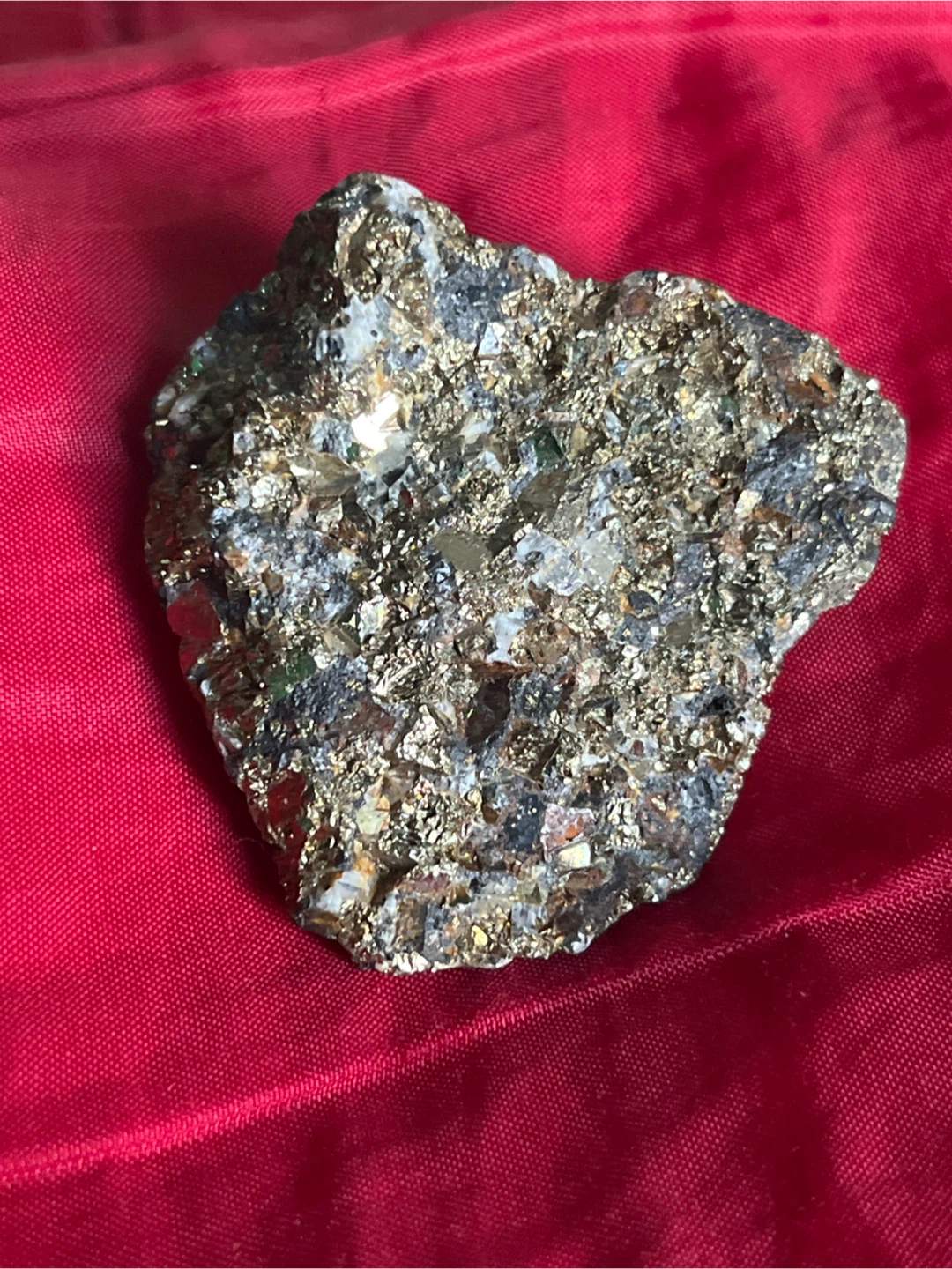 Raw Pyrite Specimen hand sized - photo 2