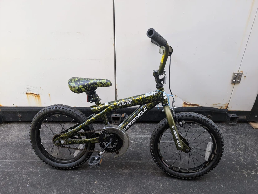 Supercycle Camo BMX Kids Bike 10 inches