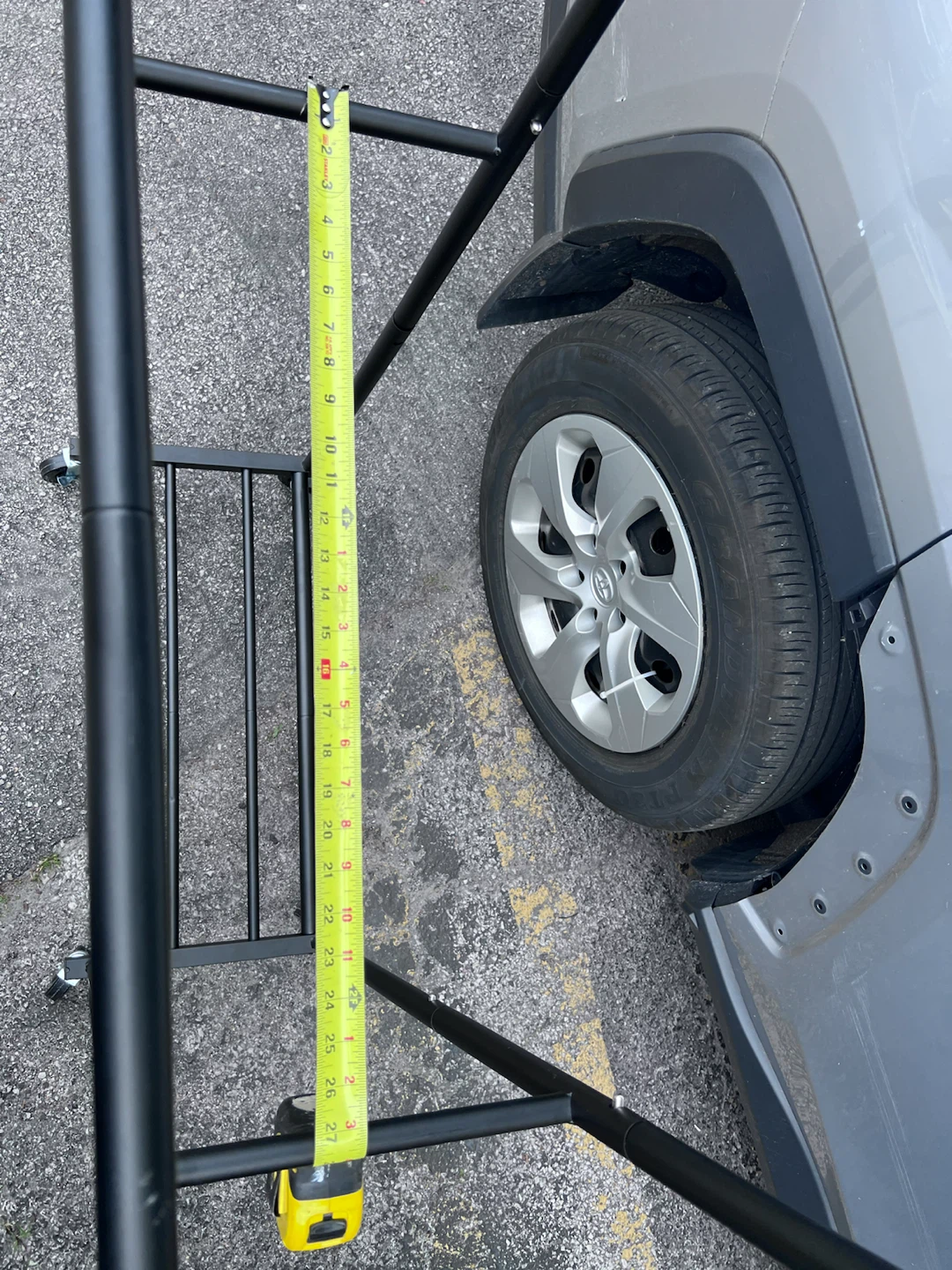 Black Metal Rolling Garment Rack - photo 4