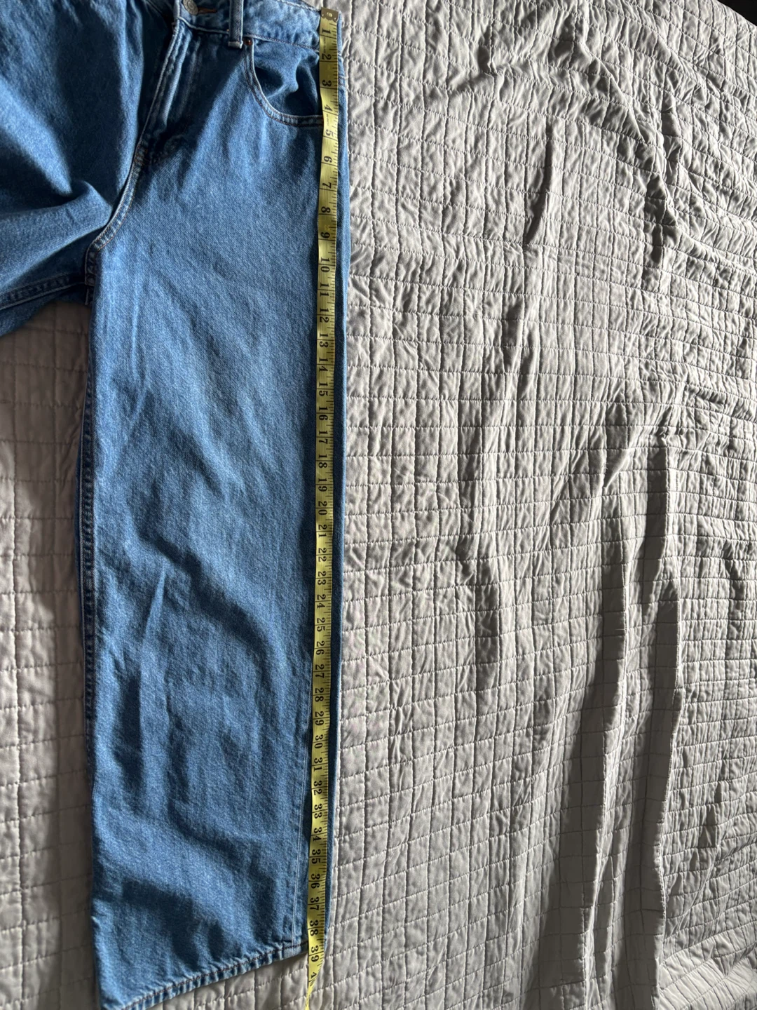 JJXX Blue Denim Wide Leg Jeans Size 26/L 30 - photo 5