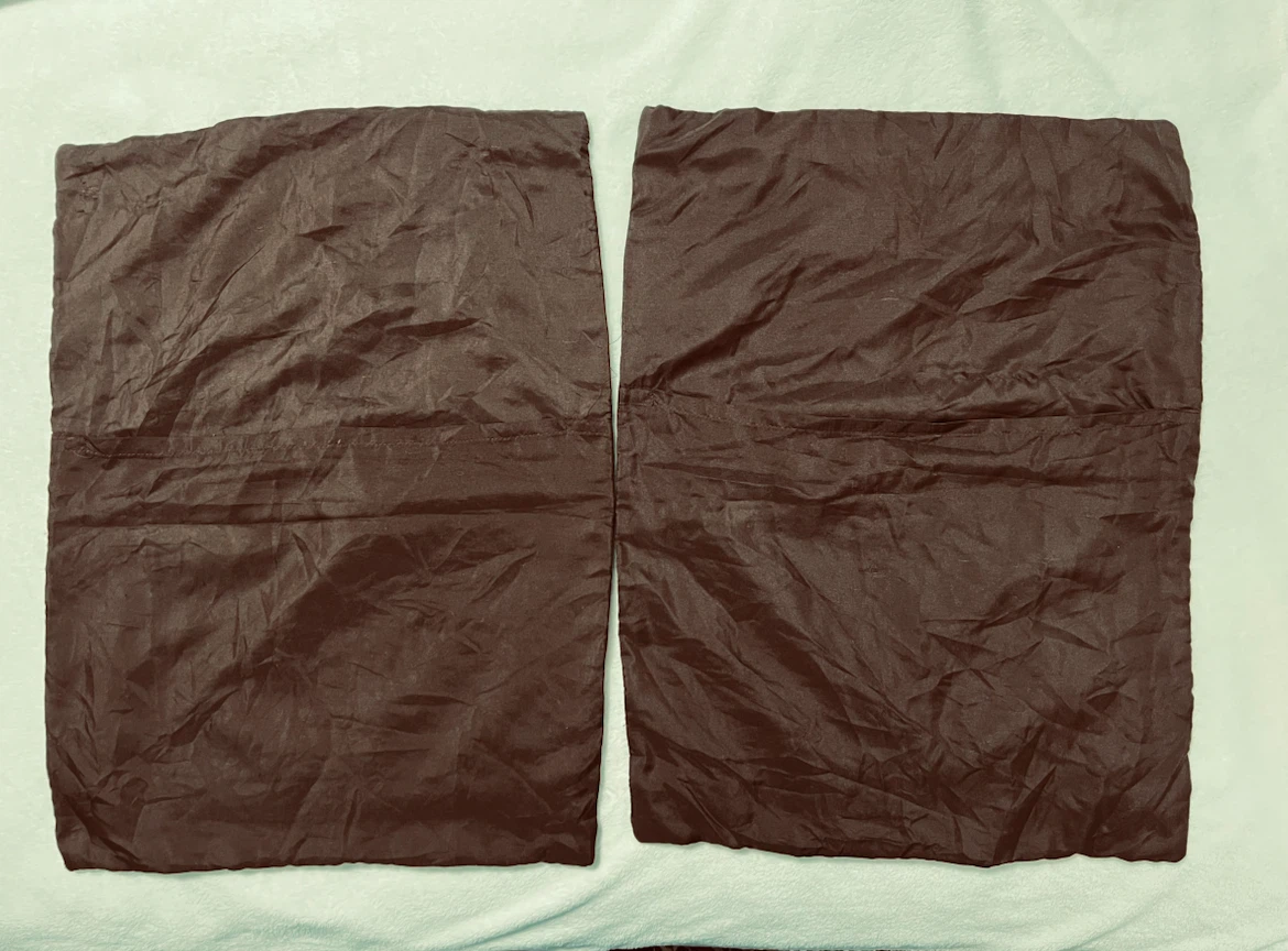 2 Brown Pillow Covers / size 25”x 19” - photo 3