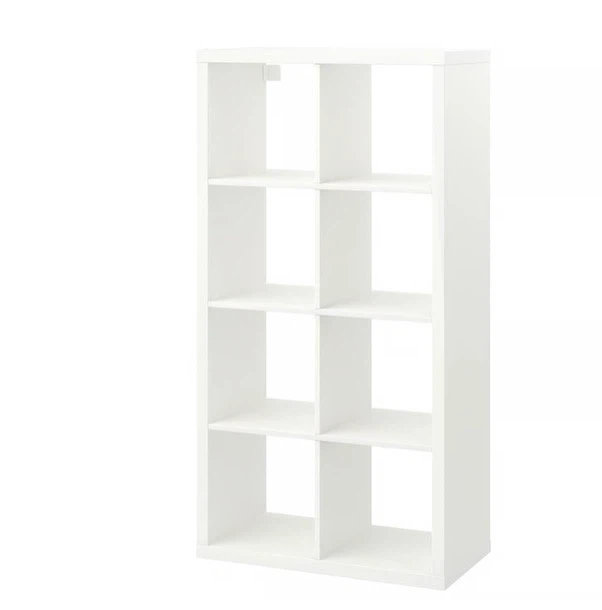 White 8-Cube Storage Unit