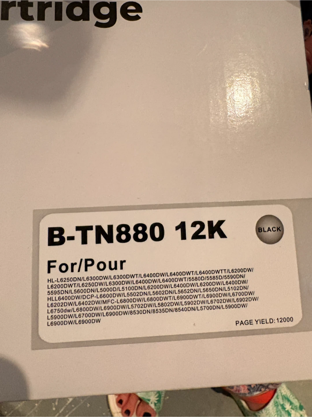 Premium Toner Cartridge B-TN880 12K Black - photo 2