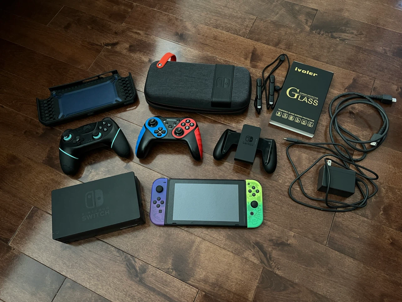 Nintendo switch (v1) with 128 GB SD card