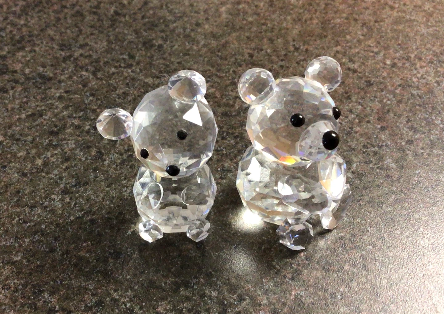 Crystal Teddy Bear Figurine, Swarovski