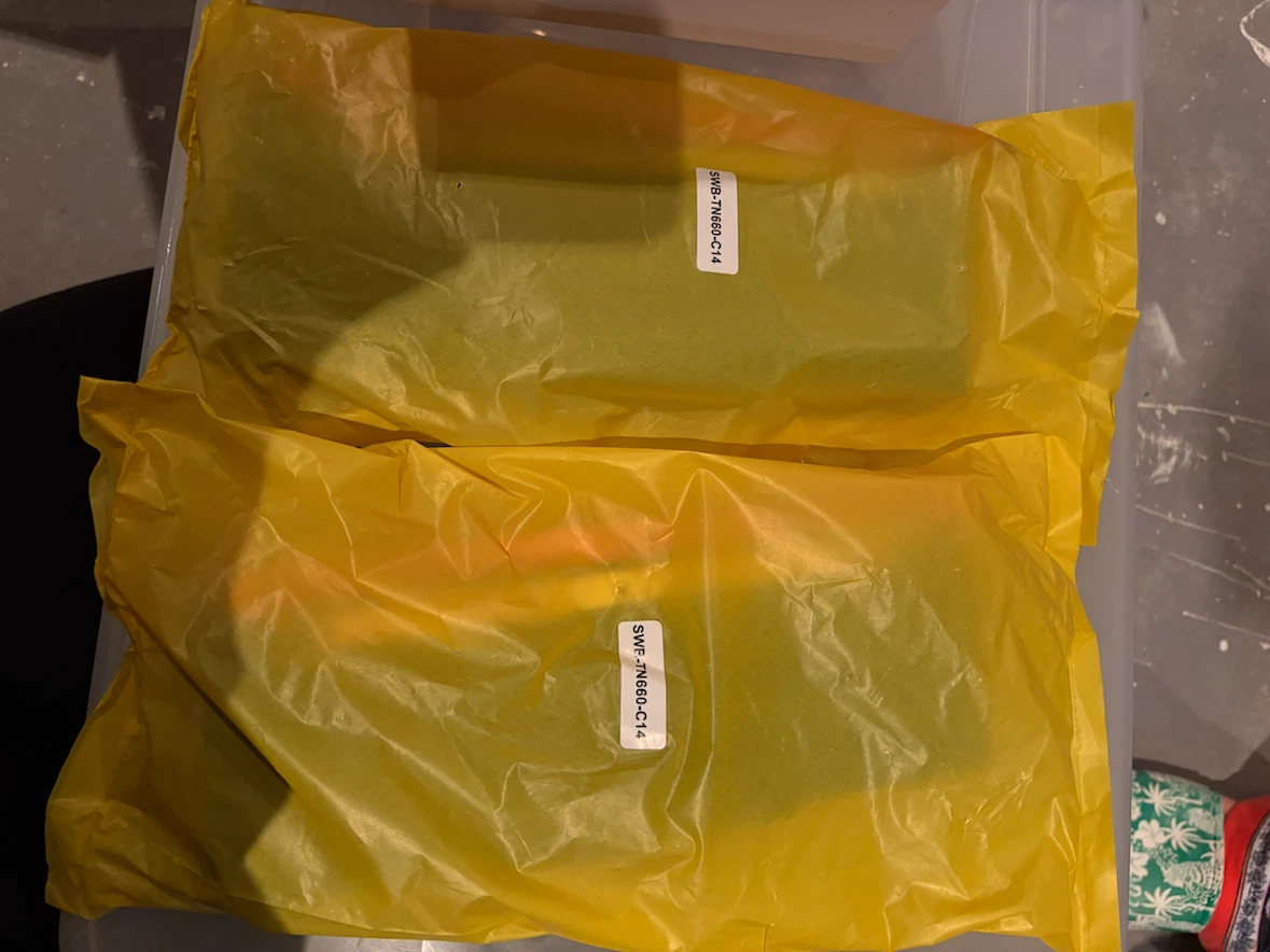 2x TN660-C14 Toner Cartridges