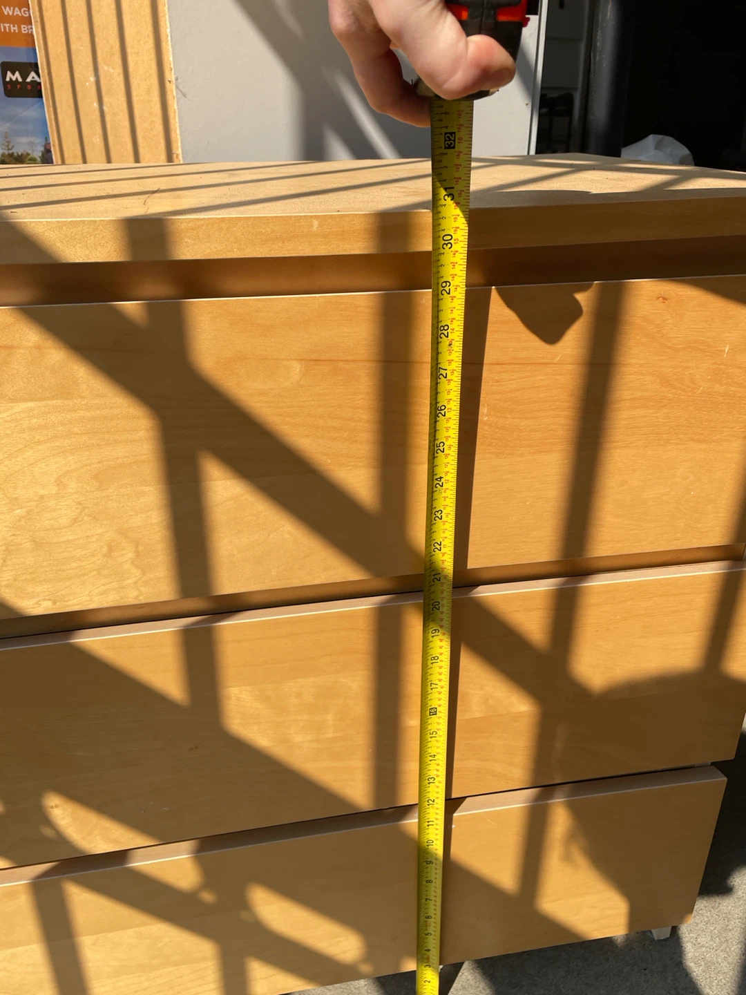 IKEA Malm Birch/light Wood 3-Drawer Dresser - photo 5