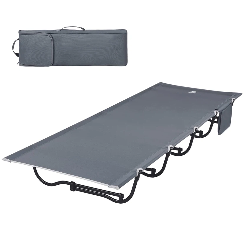 EVER ADVANCED Folding Camping Cot for Adults