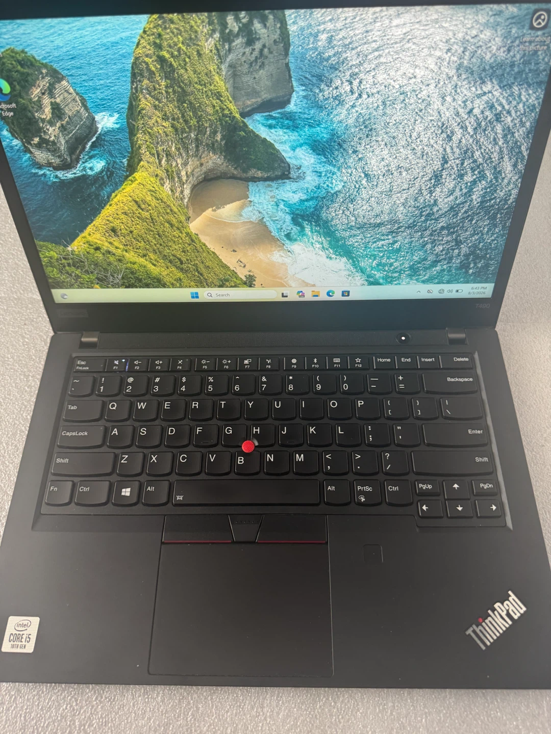 Lenovo ThinkPad T490 Laptop - photo 2