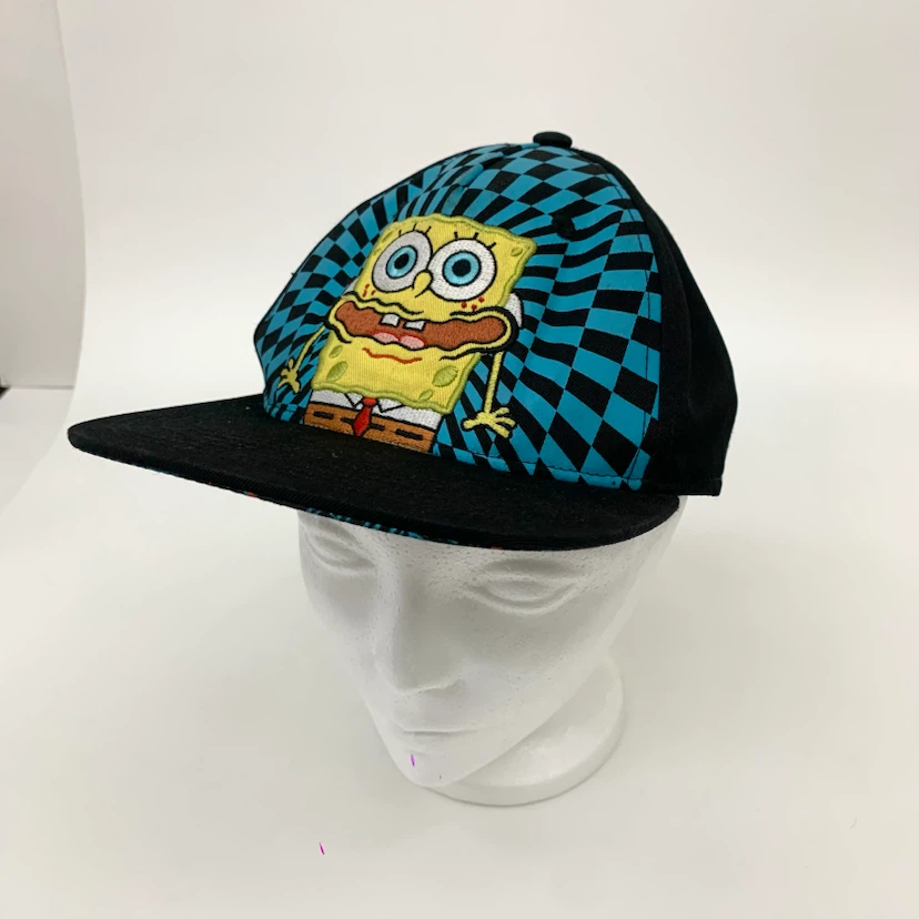 Kids SpongeBob SquarePants Snapback Baseball Cap Adjustable Hat