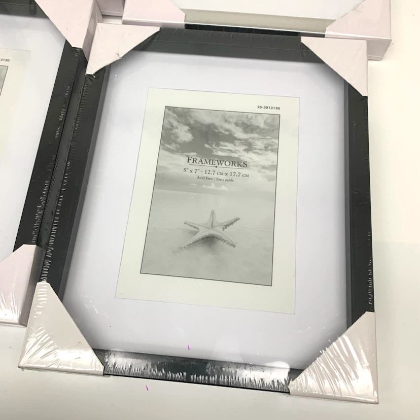 4 Picture Frames 5x7 Photo Frames Silver Home Decor Display Set - photo 3