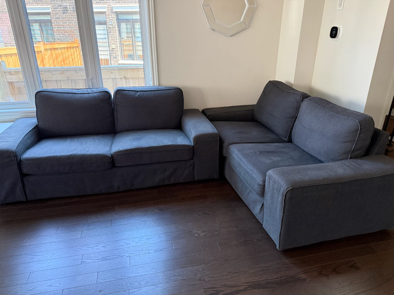 Dark Grey Sectional Sofa set