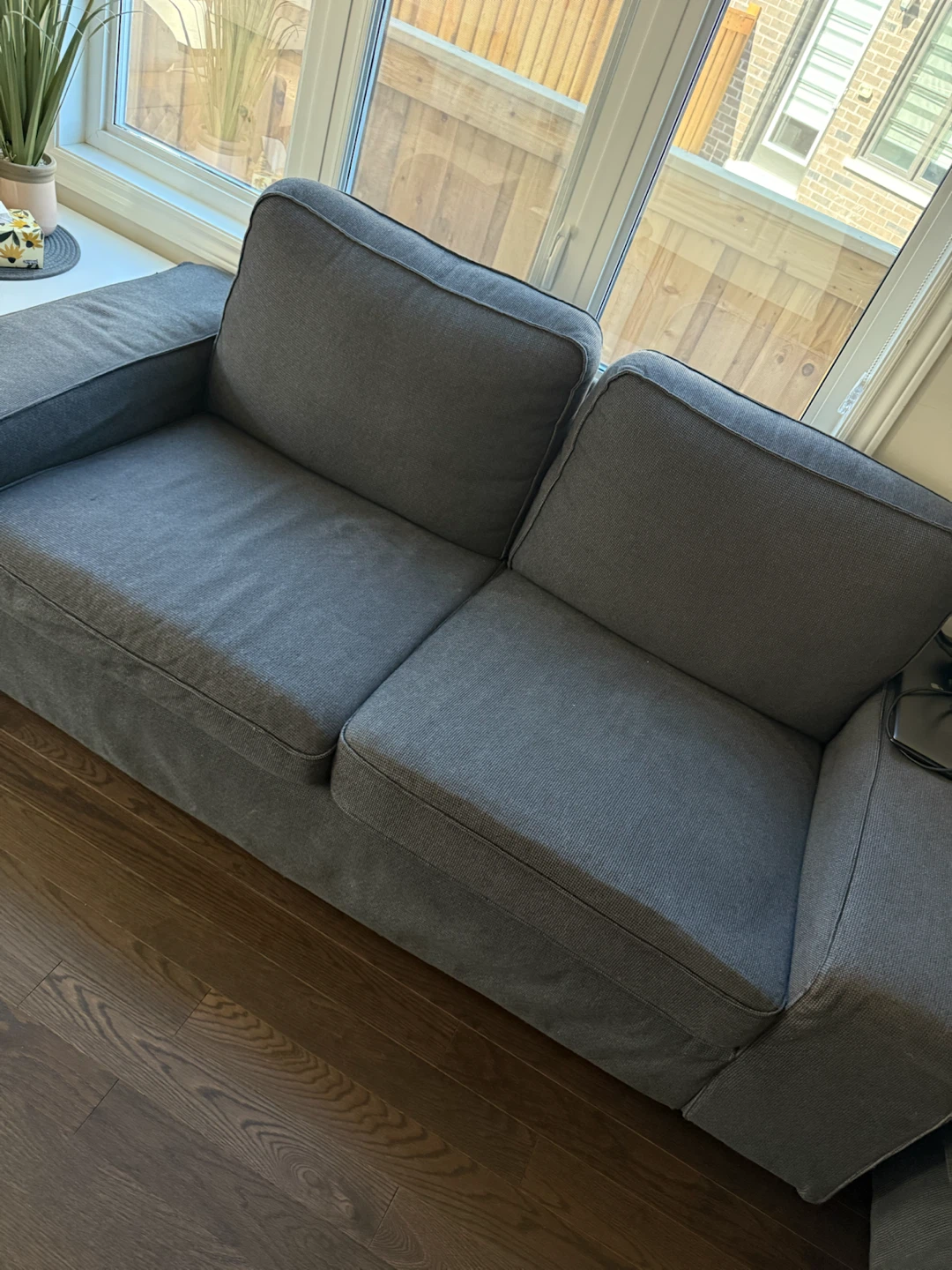 Dark Grey Sectional Sofa set - photo 2