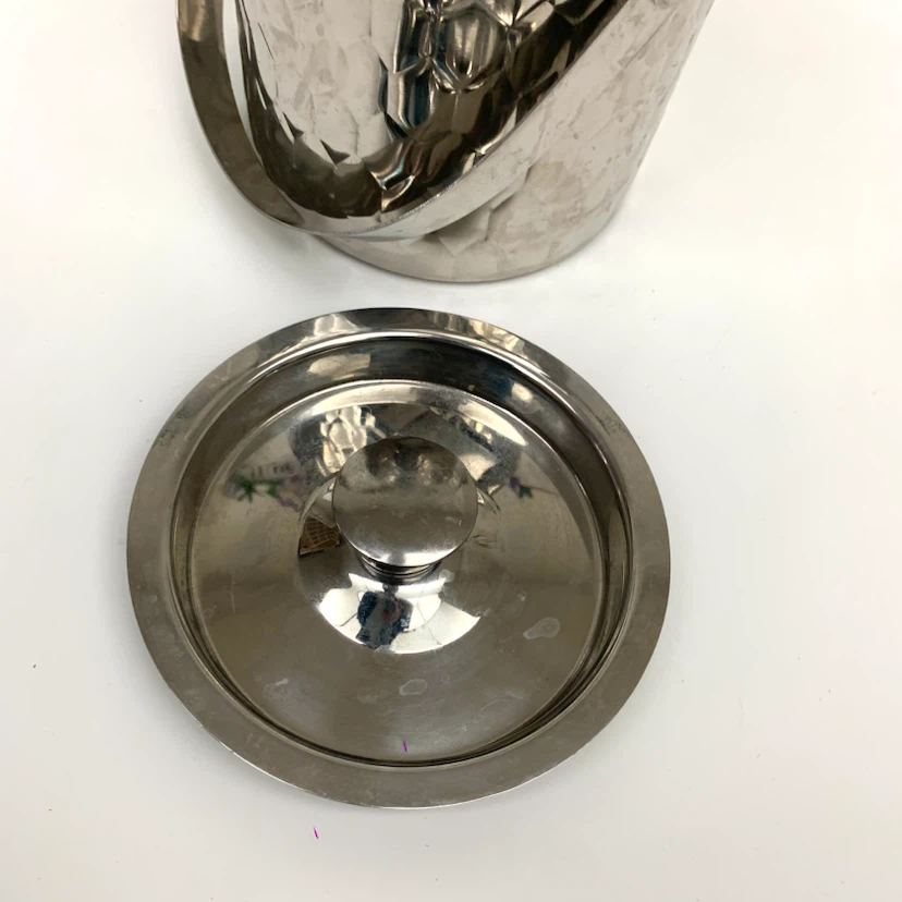 Stainless Steel Ice Bucket with Lid Bar Entertaining Serving Tub - photo 3