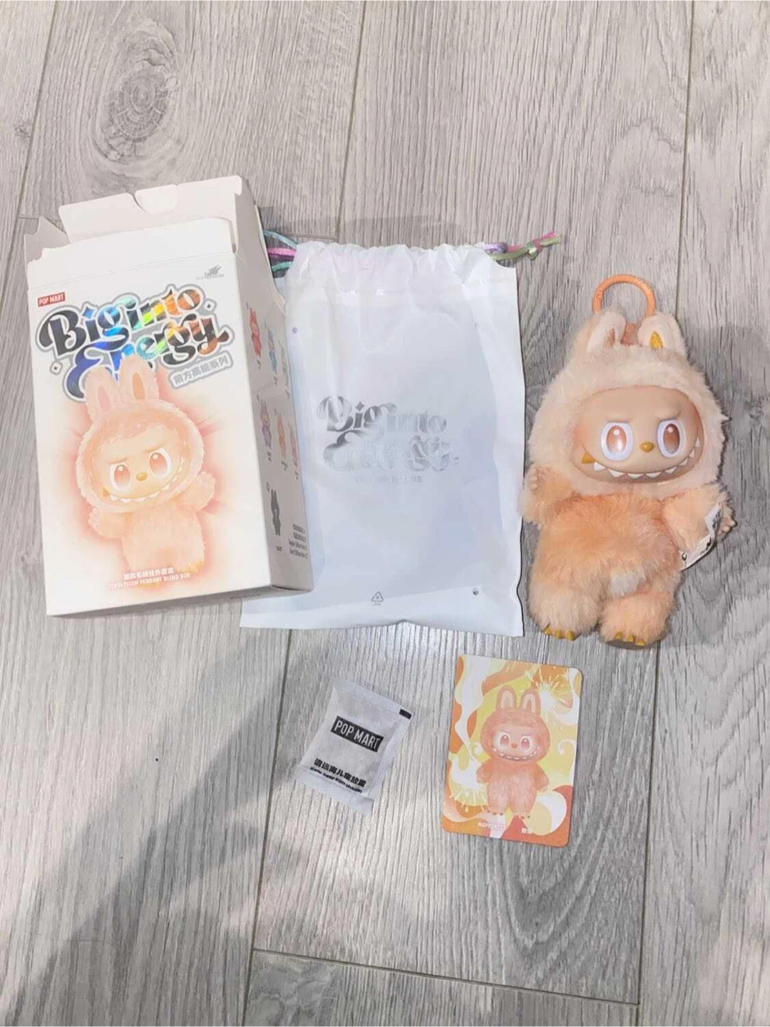 Labubu big into energy Happiness popmart