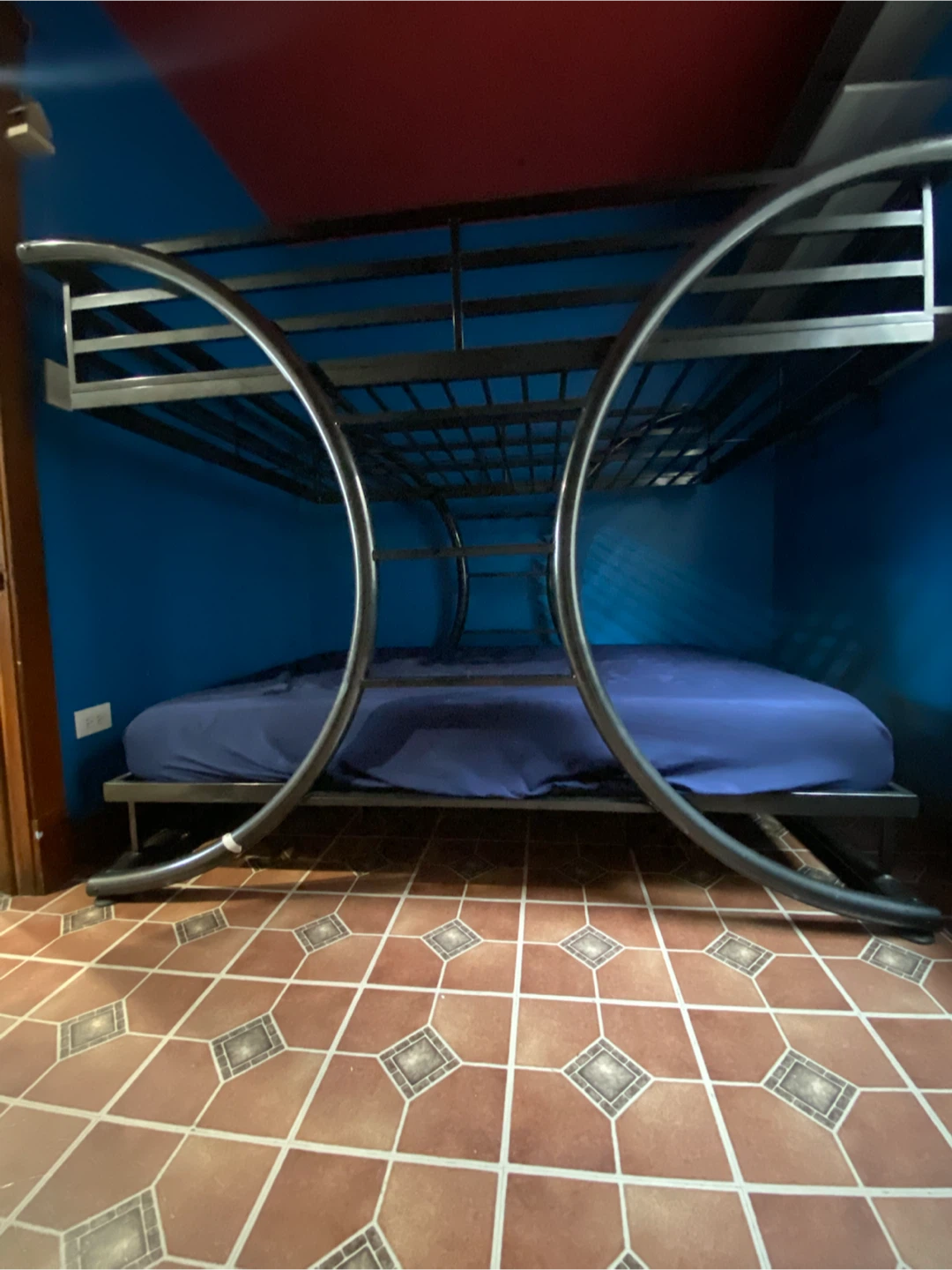 Metal Bunk Bed Frame with Mattress - photo 2