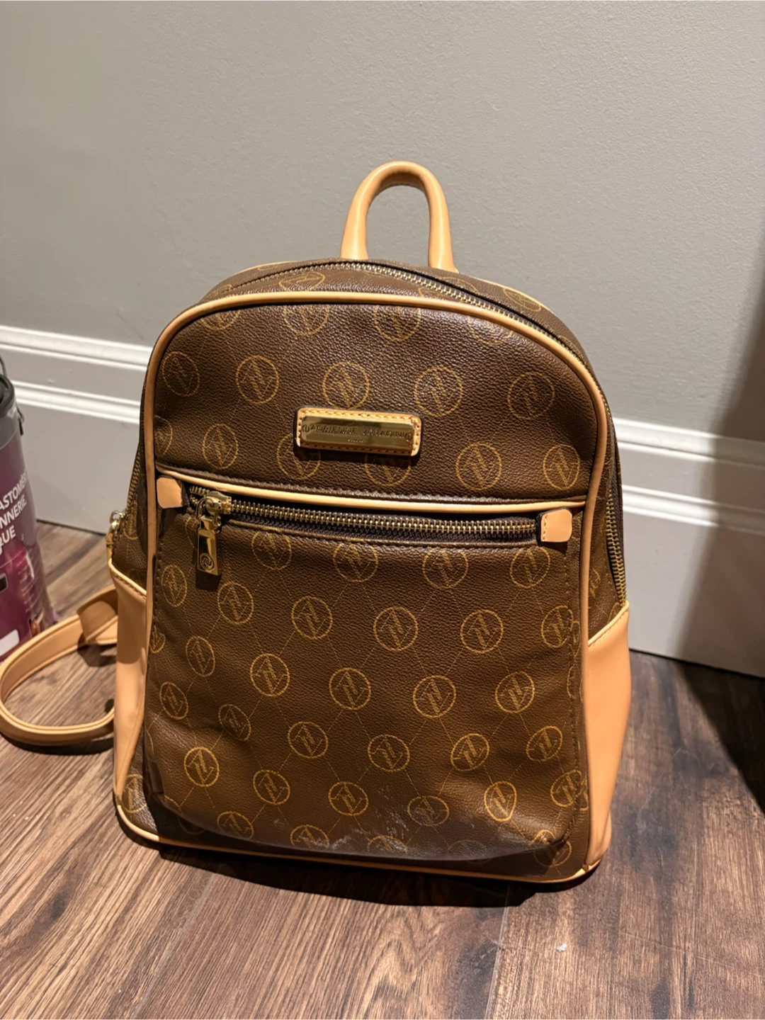 Brown Adrienne Vittadini Backpack