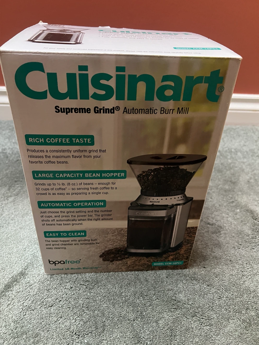 Cuisinart Supreme Grind Automatic Burr Mill - photo 4