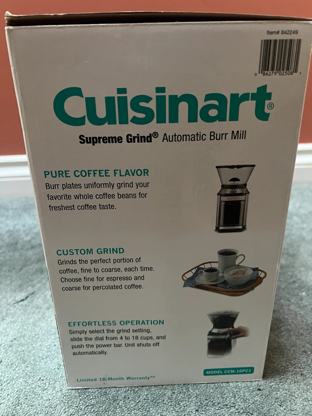 Cuisinart Supreme Grind Automatic Burr Mill - photo 5