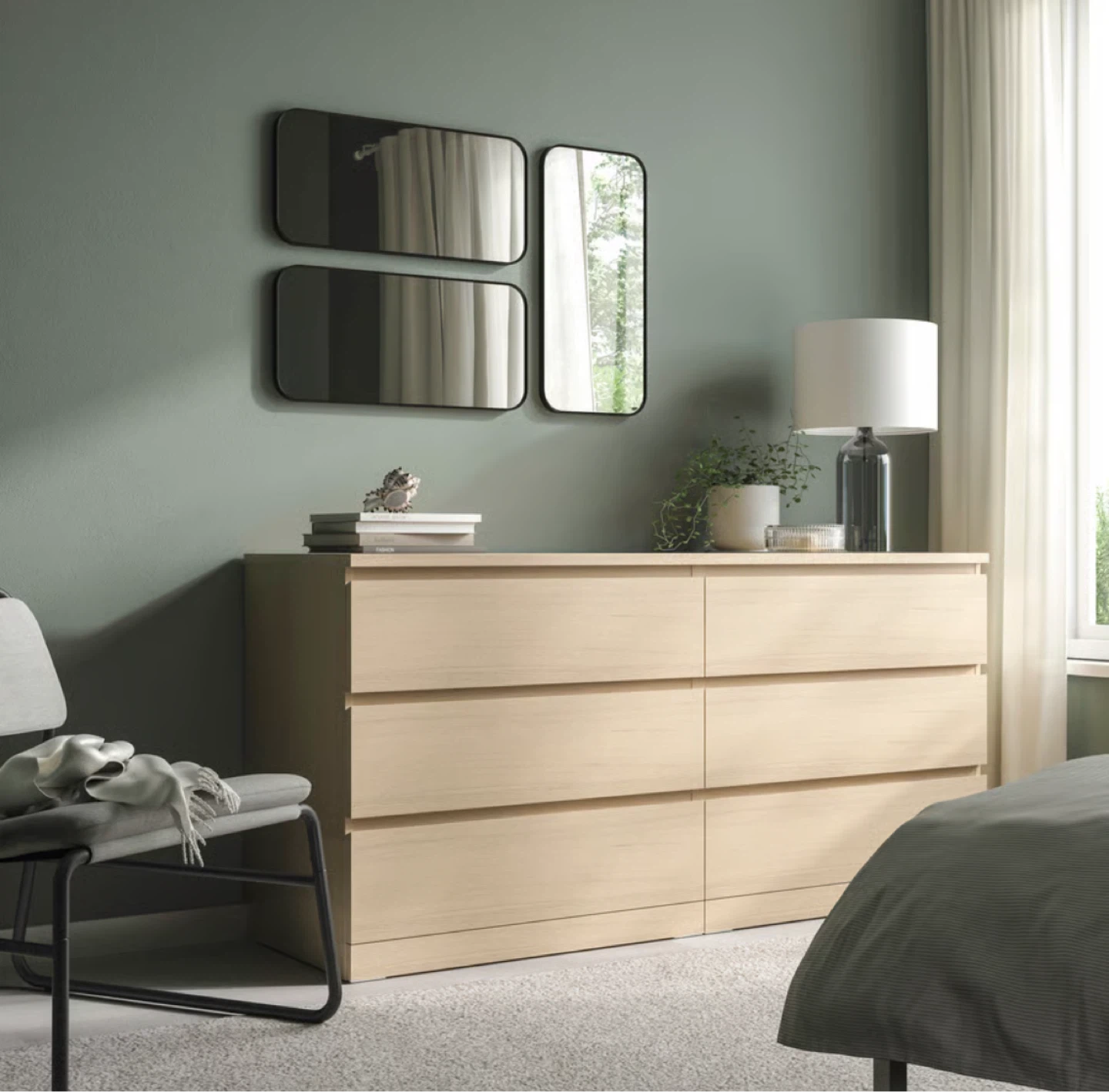 Ikea mirror - black - photo 3