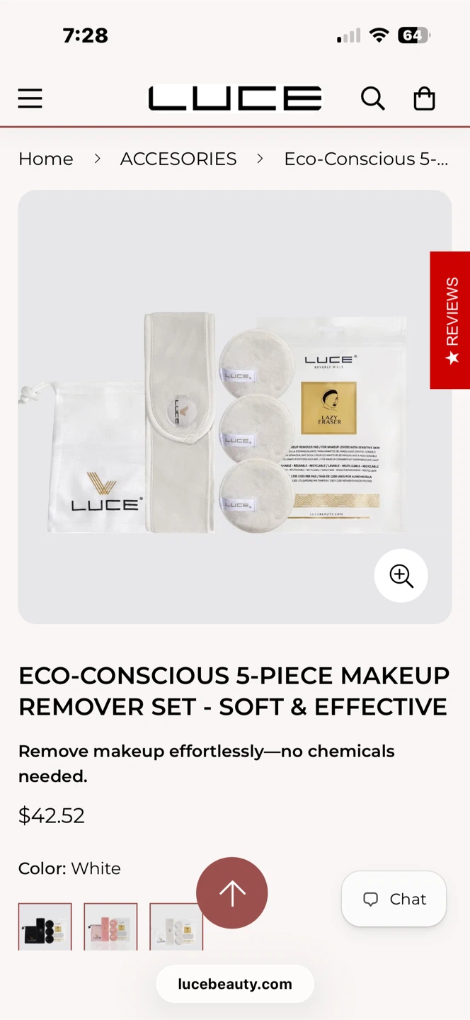 ✨✨LUCE Beverly Hills Lazy Eraser Makeup Remover Set - White - photo 3