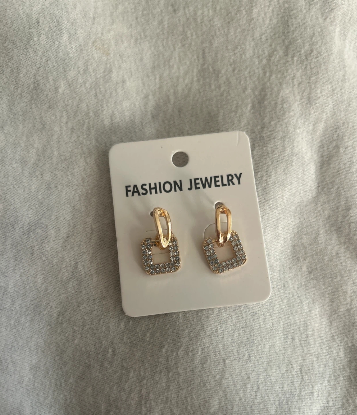 Square Drop Earrings