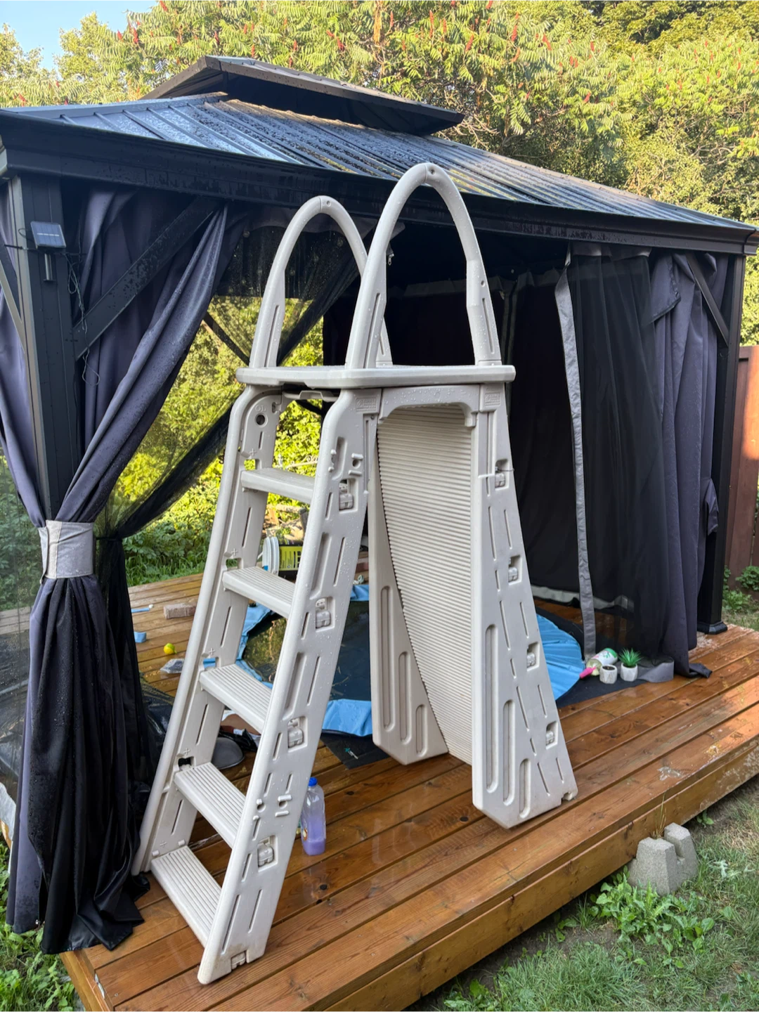 Above Ground Pool Safety Ladder