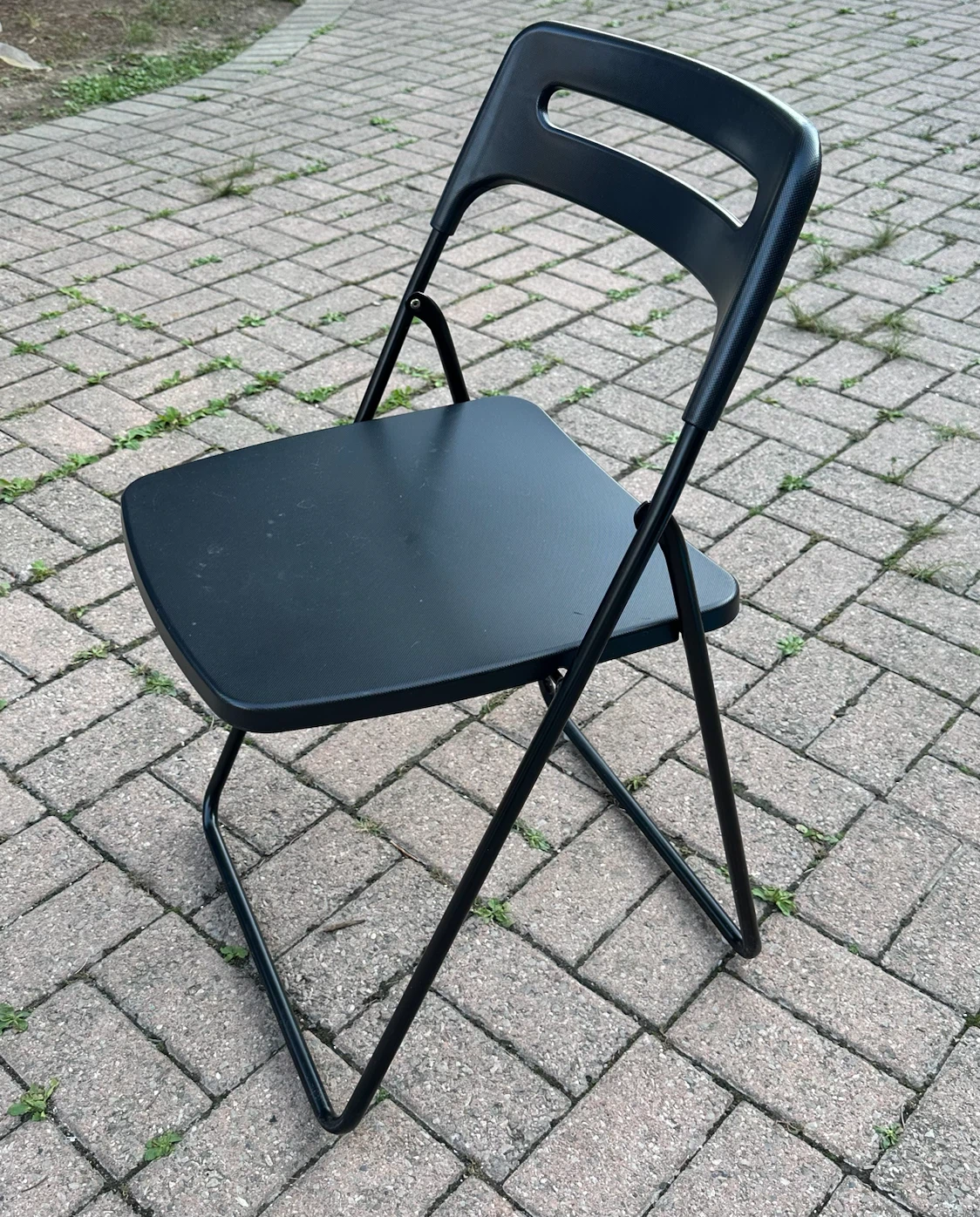 IKEA Black Folding Chair - photo 3