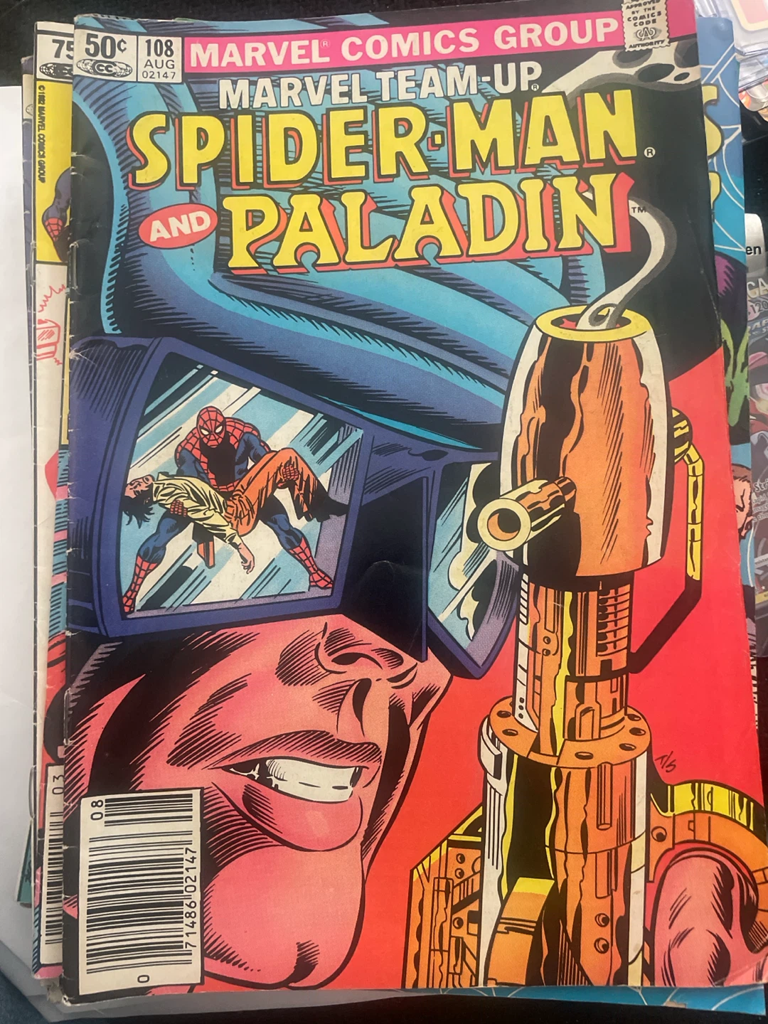 Marvel Team-Up Spider-Man and Paladin Comic #108