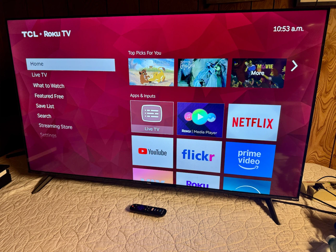 50” TCL 4K Smart Roku TV