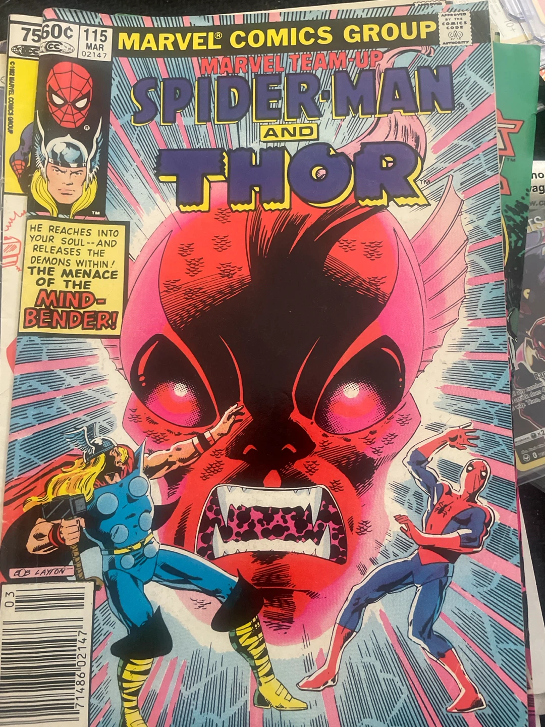 Marvel Team-Up Featuring Spider-Man and Thor #115 Comic Book