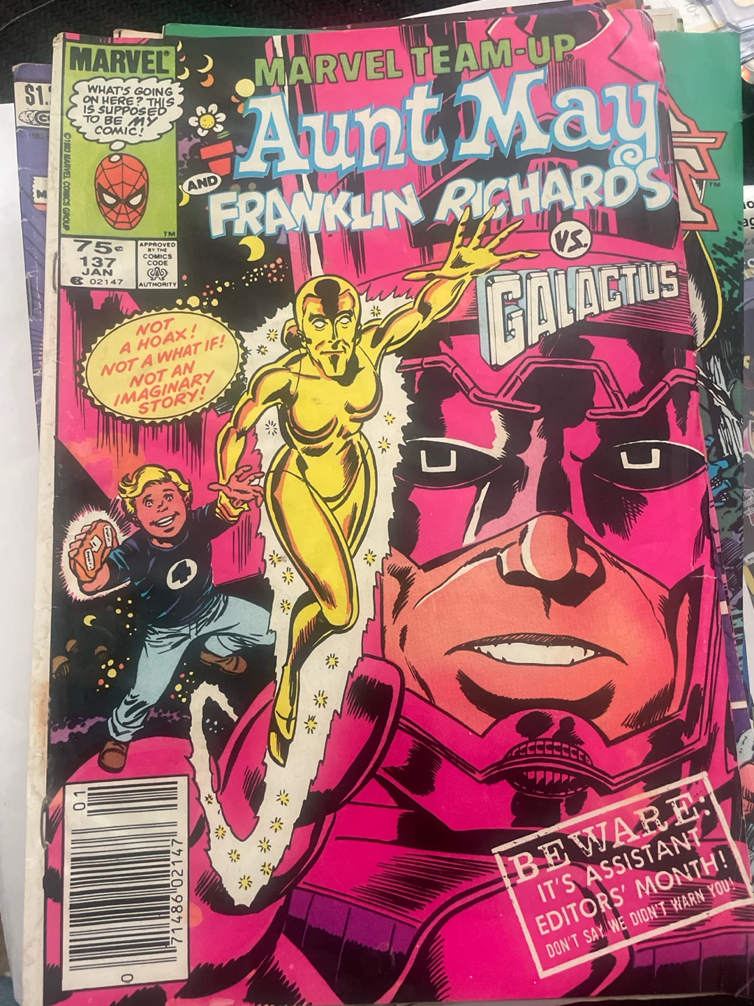 Marvel Team-Up #137: Aunt May vs. Galactus Comic Book