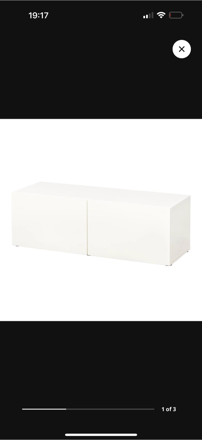 IKEA BESTA TV Bench / Stand with SELSVIKEN Doors - photo 3