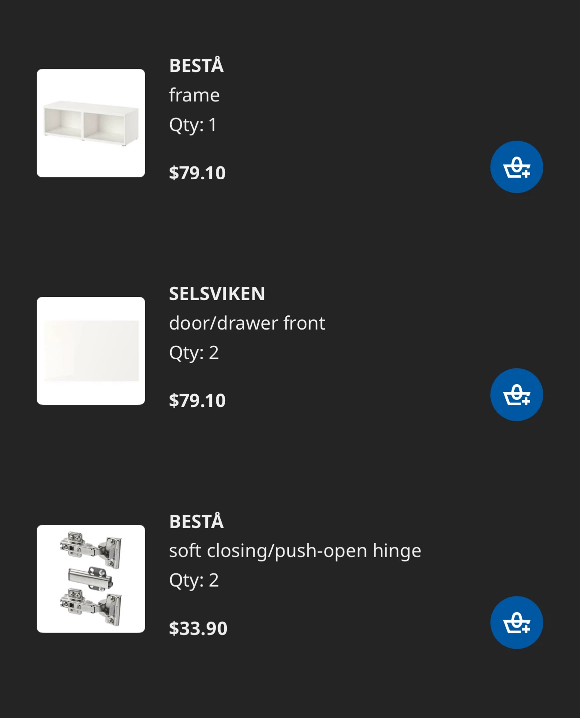 IKEA BESTA TV Bench / Stand with SELSVIKEN Doors - photo 5