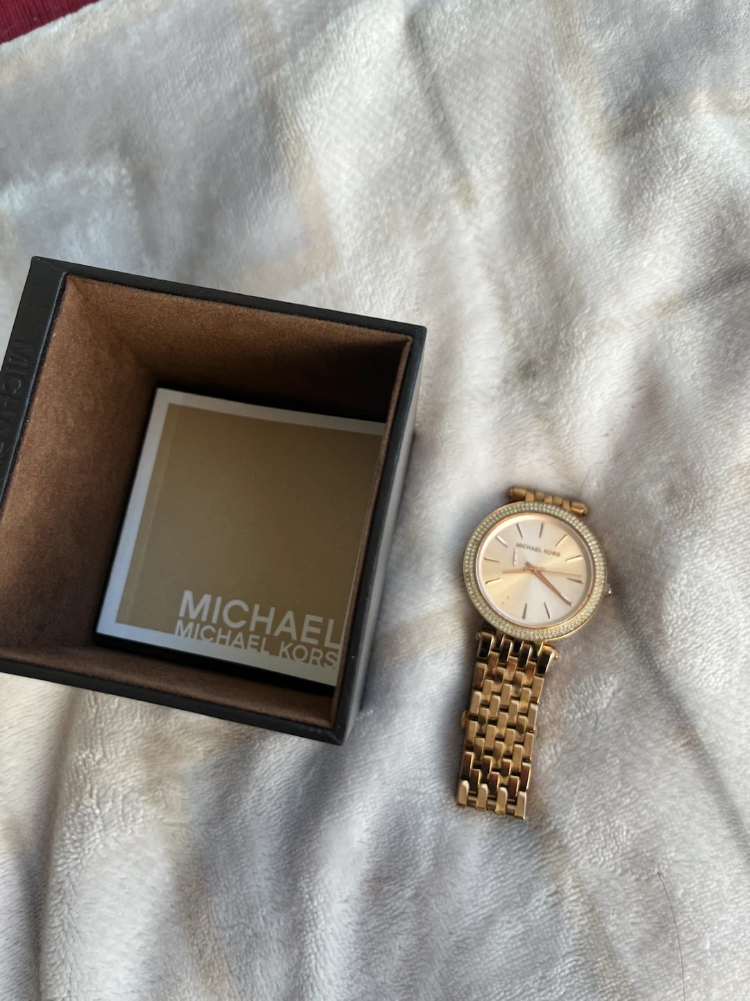 Michael Kors Gold Watch with Box