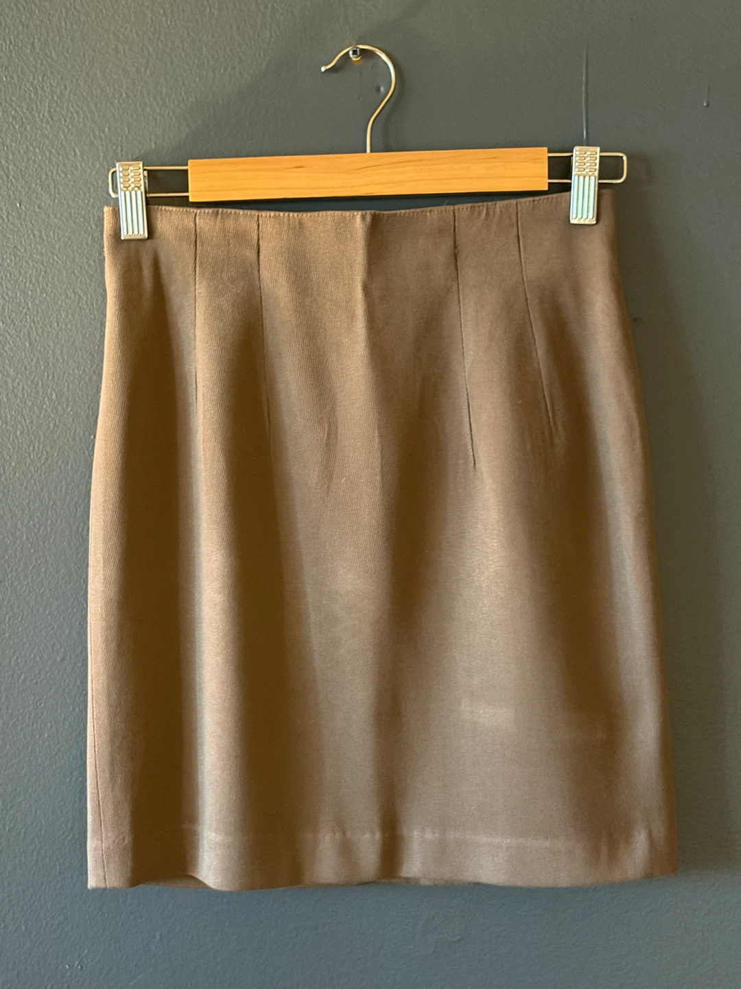 SEALIM Women's Brown Pencil Skirt