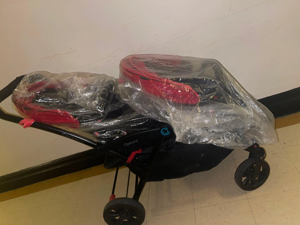 Contours Options Double Stroller - Red - photo 2