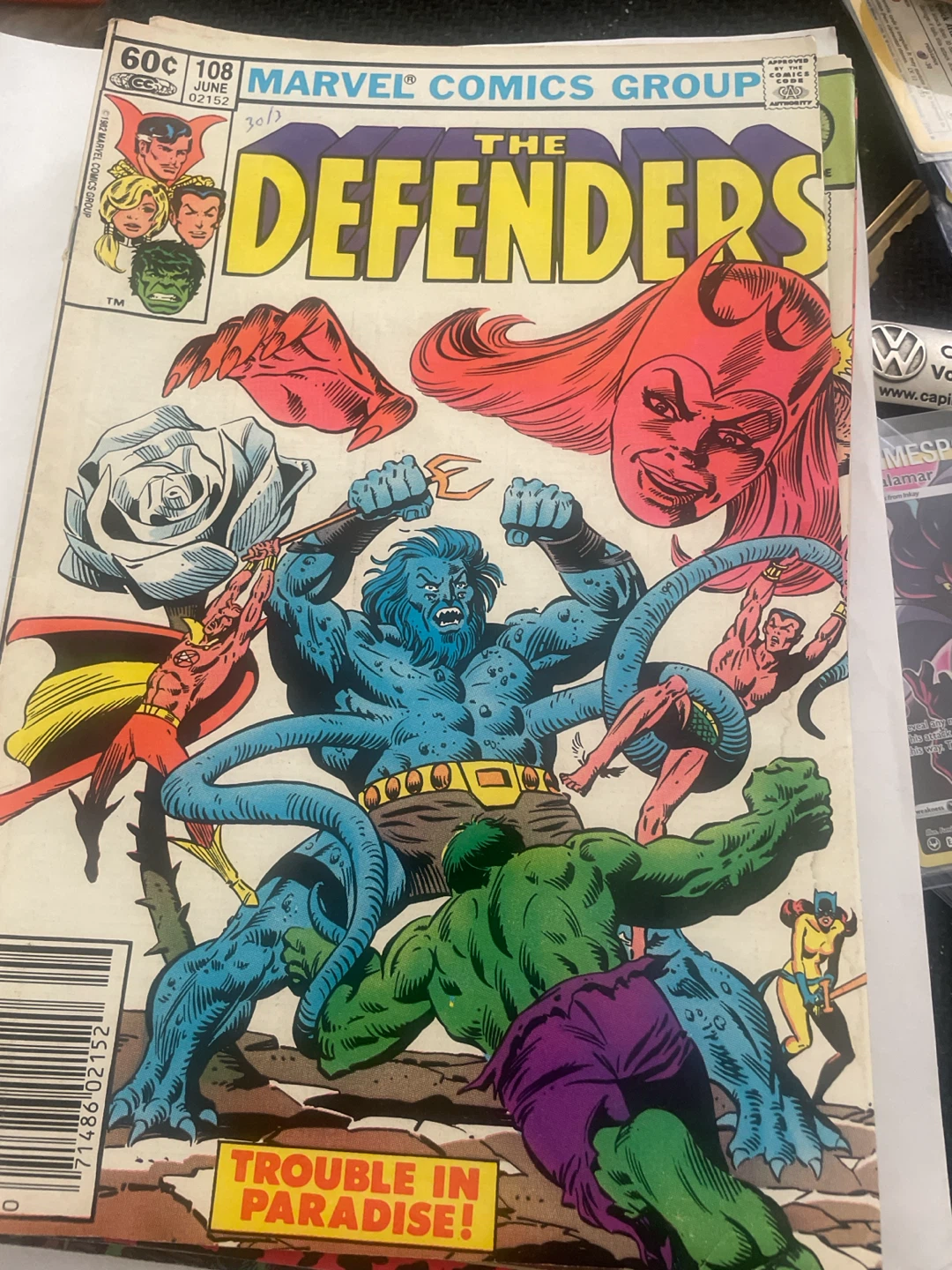 The Defenders Comic - Issue #108
