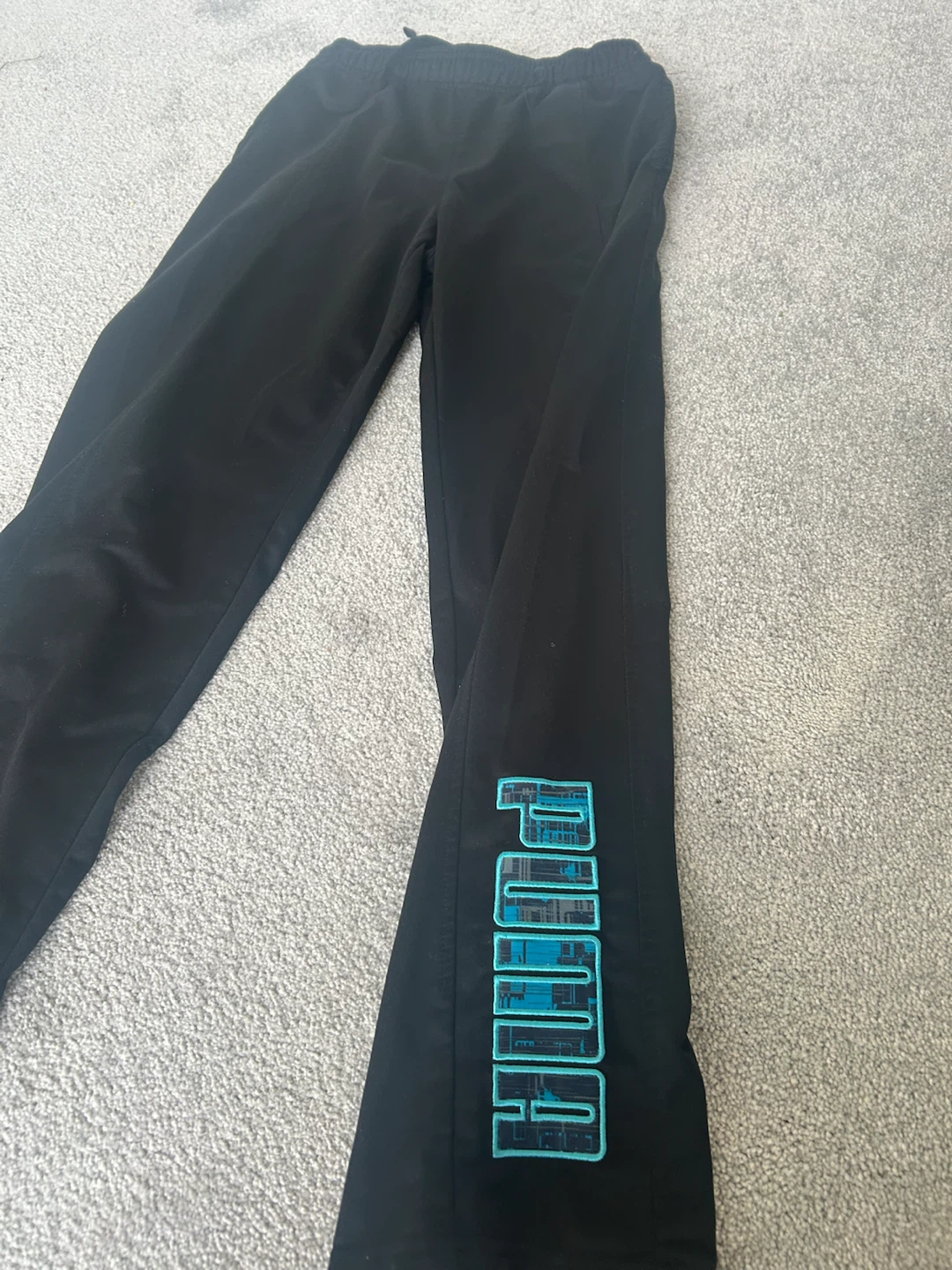Puma Black Track Pants - Youth Large (L/G) - photo 2