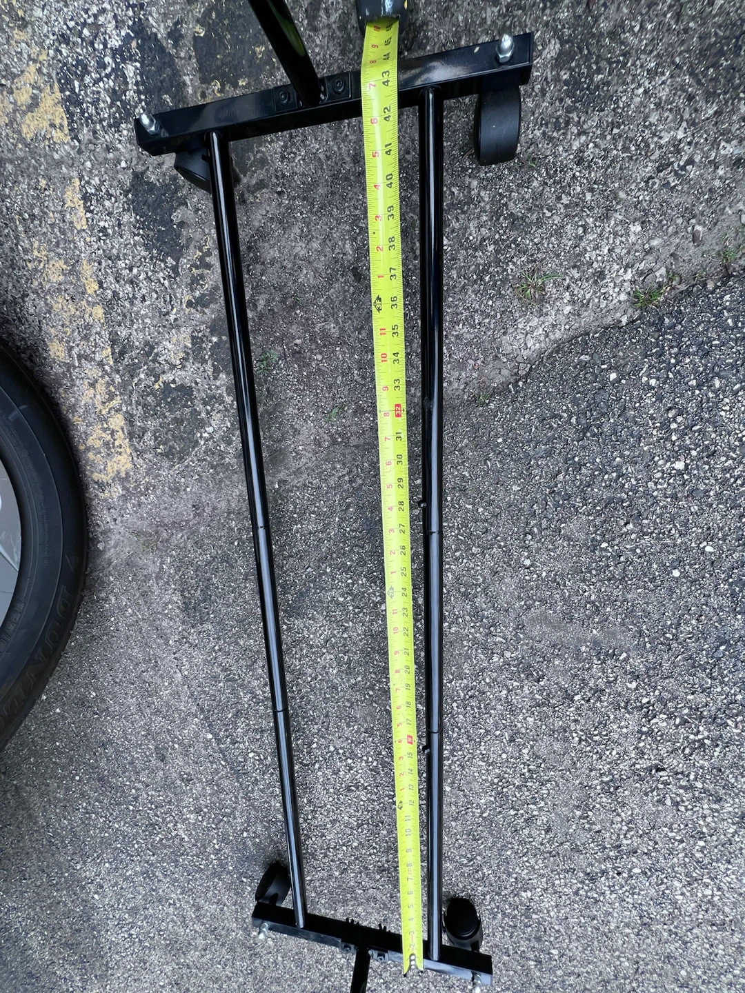 Black Metal Rolling Garment Rack - photo 3
