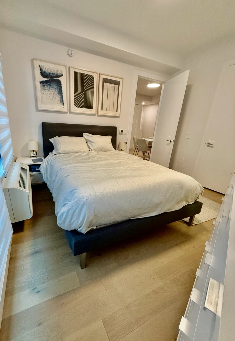 Queen Platform Bed Frame with Headboard